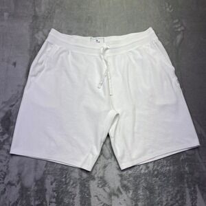 Reigning Champ Sweat Shorts White XXL Casual Lounge Athletic Mens Canada Grunge